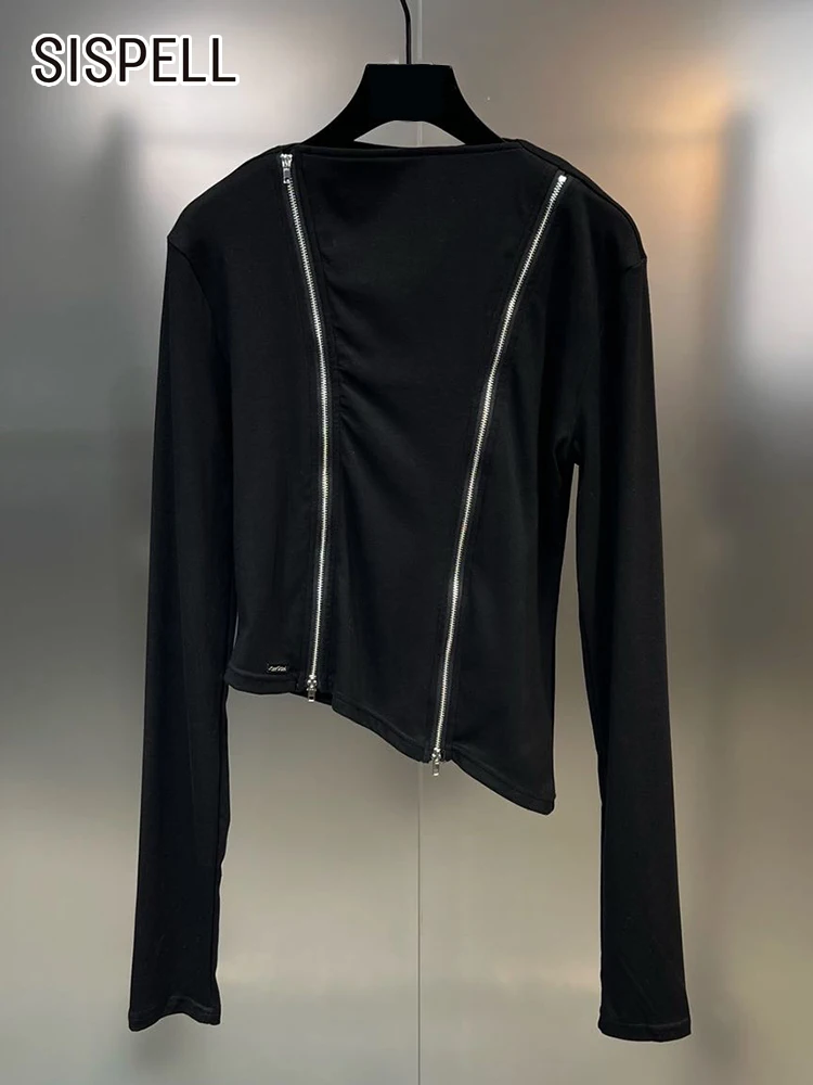 SISPELL Solid Slimming Blouses For Women Round Neck Long Sleeve Patchwork Zippers Fashion Blouse Female Spring 2023 Clothing New
SISPELL Solid Slimming Blouses For Women Round Neck Long Sleeve Patchwork Zippers Fashion Blouse Female Spring 2023 Clothing New