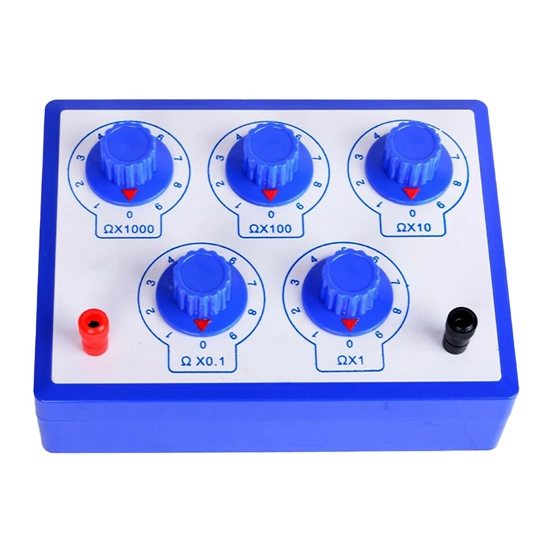 J2361 Resistance Box Precision Variable Decade Resistor 0-9999.9 Resistance Meters For Physical Teaching Instruments
J2361 Resistance Box Precision Variable Decade Resistor 0-9999.9 Resistance Meters For Physical Teaching Instruments