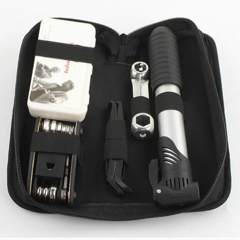 Bicycle Repair Kit, Tire Repair Kit, Pump Repair Wrench Set, Mountain Bike Combination Tool
Bicycle Repair Kit, Tire Repair Kit, Pump Repair Wrench Set, Mountain Bike Combination Tool