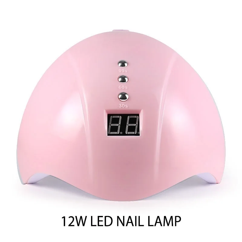 LED Nail Lamp 12W Portable USB Cable Home Use Connector Drying Nails Lamp 30/60/90s Timer Varnish Nail Art Lamp Dryer
LED Nail Lamp 12W Portable USB Cable Home Use Connector Drying Nails Lamp 30/60/90s Timer Varnish Nail Art Lamp Dryer