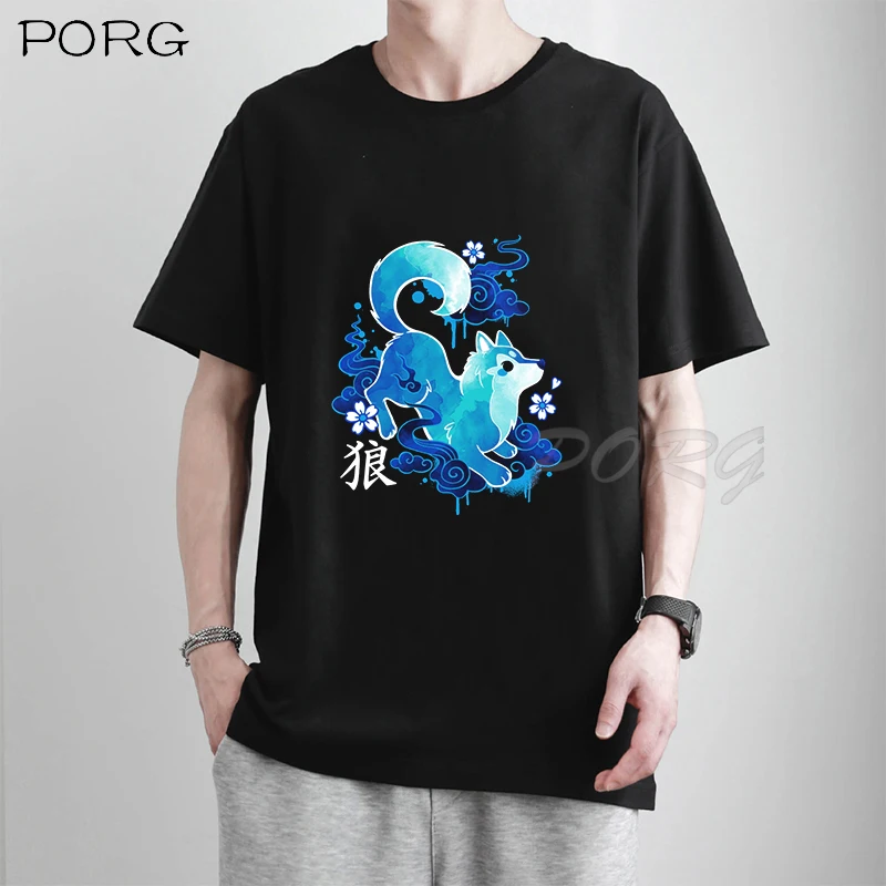 WOLF SPIRIT Mens Tshirt 100% Cotton Clothes for Summer Japan Style Man Short Sleeve T-shirt Print Harajuku Shirt Dropshipping
WOLF SPIRIT Mens Tshirt 100% Cotton Clothes for Summer Japan Style Man Short Sleeve T-shirt Print Harajuku Shirt Dropshipping