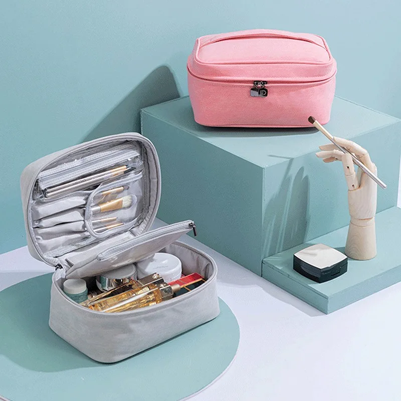 Makeup Bag For Women Toiletries Organizer Waterproof Travel Make Up Storage Pouch Female Large Capacity Portable Cosmetic Case
Makeup Bag For Women Toiletries Organizer Waterproof Travel Make Up Storage Pouch Female Large Capacity Portable Cosmetic Case