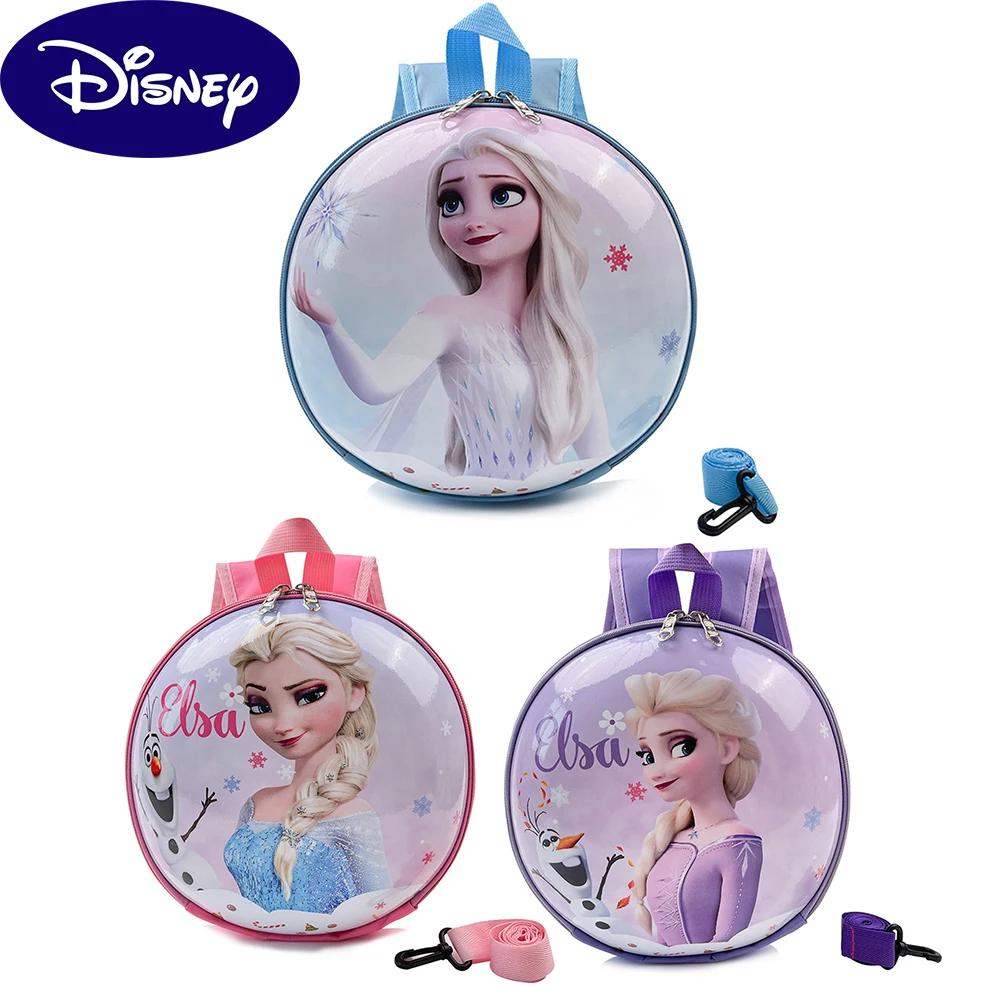 

Disney Children Cute Donut Backpack Hard Shell Kids Kindergarten Schoolbag Frozen Elsa Cartoon Printed Girls Princess Bagpack