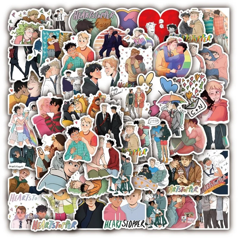 10/25/50pcs Heartstopper Stickers Graffiti Anime Cartoon Decals for DIY Guitar Luggage Laptop Skateboard Motorcycle Bicycle
10/25/50pcs Heartstopper Stickers Graffiti Anime Cartoon Decals for DIY Guitar Luggage Laptop Skateboard Motorcycle Bicycle