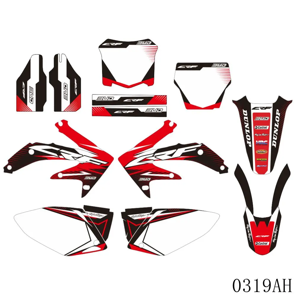 Full Graphics Decals Stickers Motorcycle Background Custom Number Name For Honda CRF 450R 2005 2006 2007 2008 CRF450 CRF 450
Full Graphics Decals Stickers Motorcycle Background Custom Number Name For Honda CRF 450R 2005 2006 2007 2008 CRF450 CRF 450
