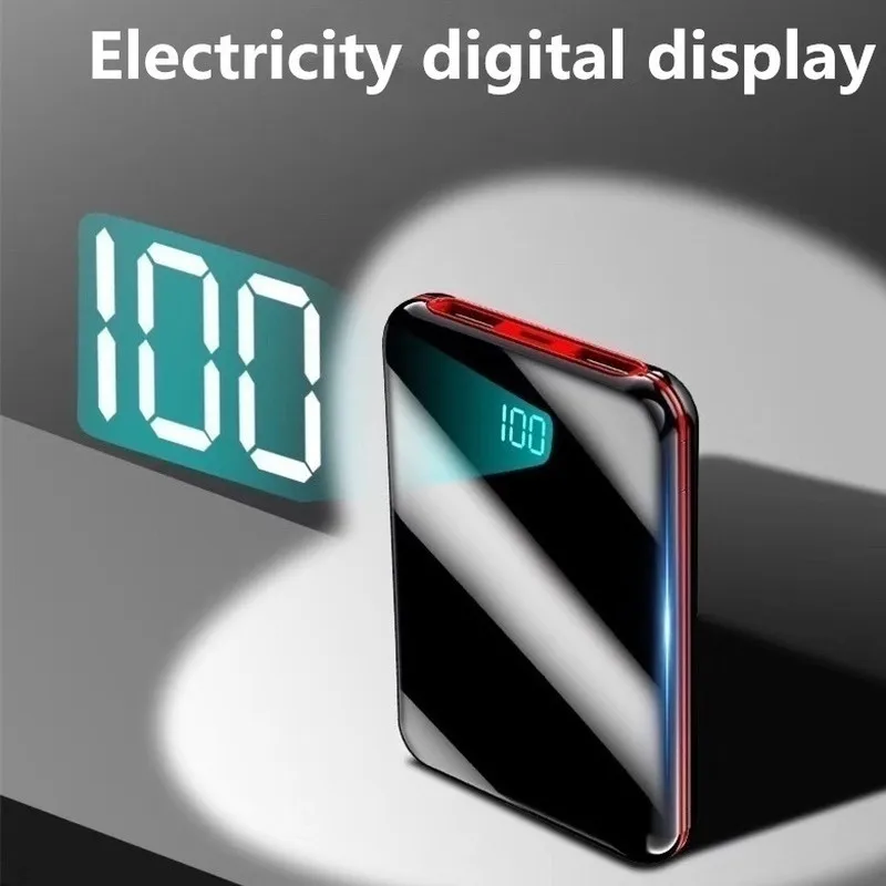 10000mAh Display Mini Power Bank with External Battery Power Bank for Xiaomi lphone 30000 mAh Portable Charger
10000mAh Display Mini Power Bank with External Battery Power Bank for Xiaomi lphone 30000 mAh Portable Charger