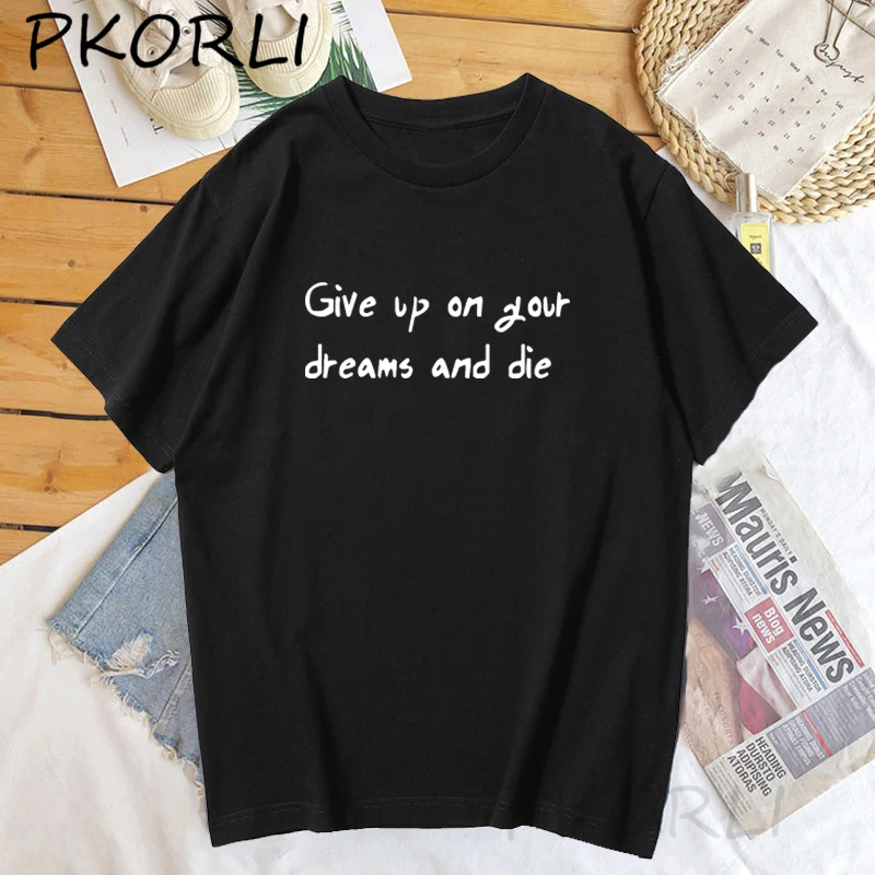 Give Up on Your Dreams and Die Tshirt Woman Anime Attack on Titan Levi Eren AOT T Shirt Cotton Mikasa Shirt Sleeve Tees
Give Up on Your Dreams and Die Tshirt Woman Anime Attack on Titan Levi Eren AOT T Shirt Cotton Mikasa Shirt Sleeve Tees