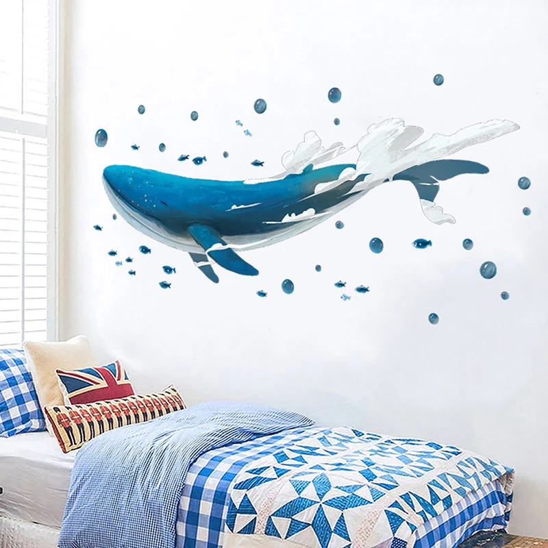 Creative Whale Wall Sticker Living Room Background Wall Decor Home Self-adhesive Stickers Room Decoration Bedroom Warm Decor
Creative Whale Wall Sticker Living Room Background Wall Decor Home Self-adhesive Stickers Room Decoration Bedroom Warm Decor