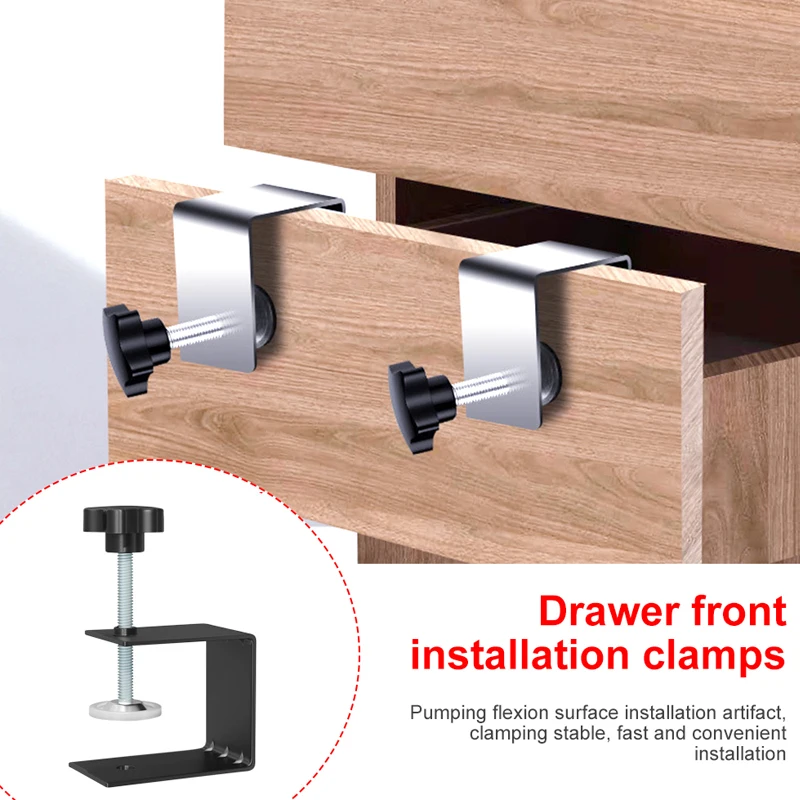 1Pc Drawer Front Installation Fixing Clamp Hardware Jig Mounting Clip Fasten Stainless Steel Home Improvement Woodworking Tool
1Pc Drawer Front Installation Fixing Clamp Hardware Jig Mounting Clip Fasten Stainless Steel Home Improvement Woodworking Tool