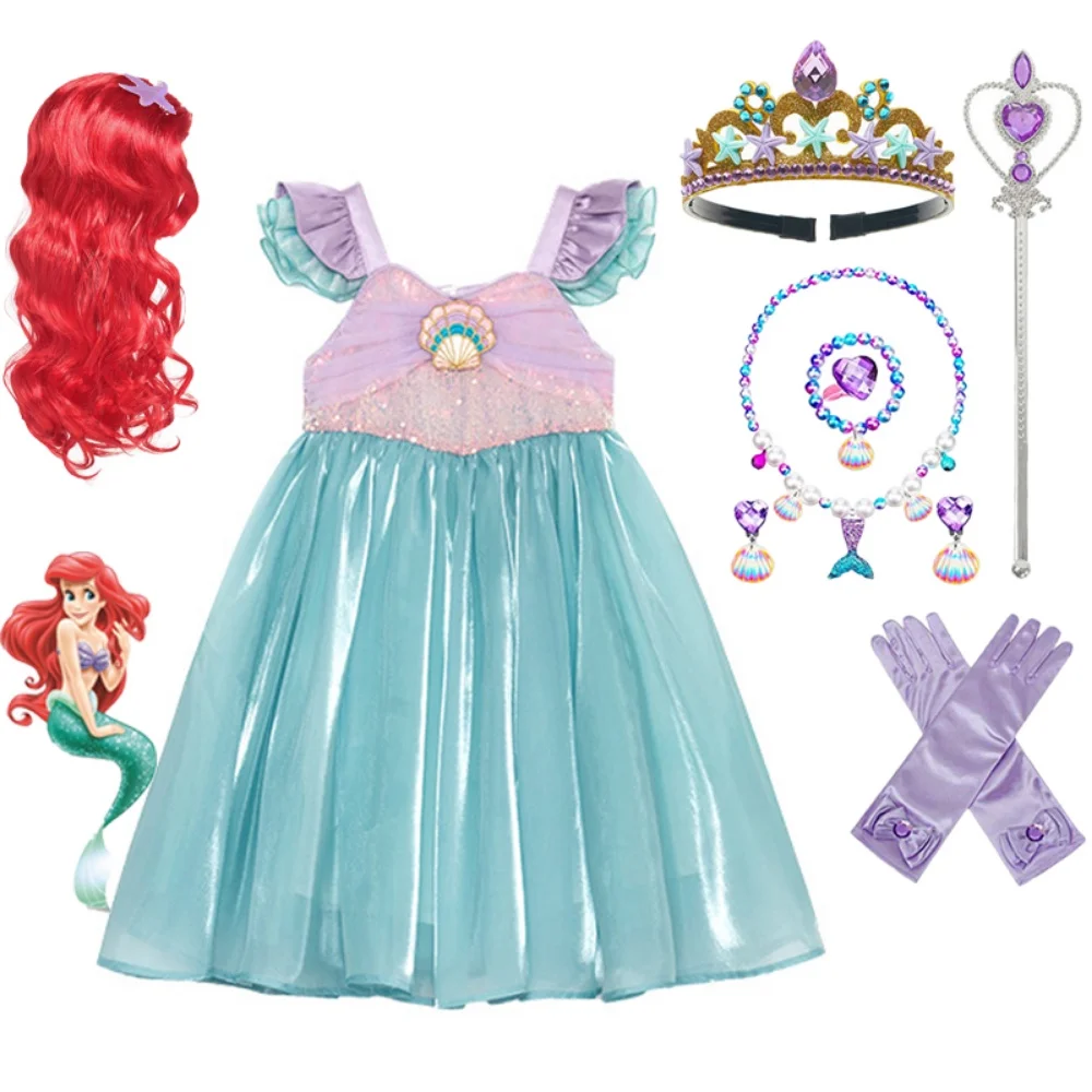 The Little Mermaid Ariel Princess Costume Kids Dress for Girls Cosplay Children Carnival Birthday Party Clothes Mermaid Dress
The Little Mermaid Ariel Princess Costume Kids Dress for Girls Cosplay Children Carnival Birthday Party Clothes Mermaid Dress