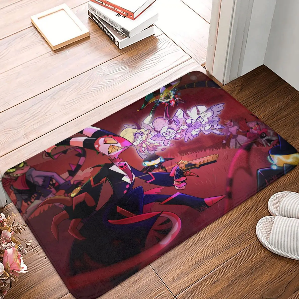 Helluva Boss Blitzo Adult Animation Bath Mat Gun Doormat Flannel Carpet Outdoor Rug Home Decoration
Helluva Boss Blitzo Adult Animation Bath Mat Gun Doormat Flannel Carpet Outdoor Rug Home Decoration
