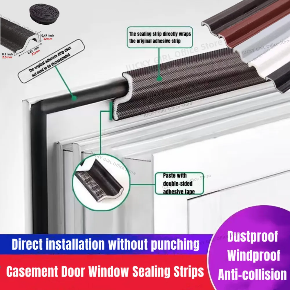 40M Self-Adhesive S Type Door Window Sealing Strips For Casement Window Acoustic Foam Tape Weather Stripping Gap Filler Artifact
40M Self-Adhesive S Type Door Window Sealing Strips For Casement Window Acoustic Foam Tape Weather Stripping Gap Filler Artifact