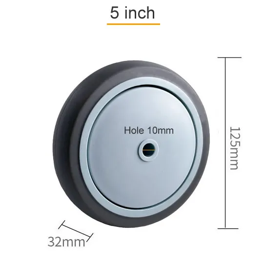 Сменные колеса TPR с подшипниками 3/4/5 дюймов, тихие, защищают землю, износостойкие колеса для полок тележки
Сменные колеса TPR с подшипниками 3/4/5 дюймов, тихие, защищают землю, износостойкие колеса для полок тележки