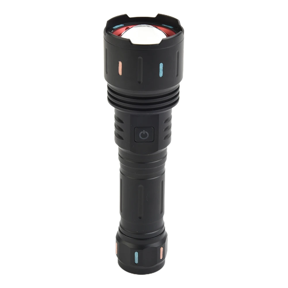 5800lm LEP Flashlight W/ Fluorescent Strong Lighting Outdoor Adventure USB-C Charage Telescopic Zoom 30W White La Ser Lamp Beads
5800lm LEP Flashlight W/ Fluorescent Strong Lighting Outdoor Adventure USB-C Charage Telescopic Zoom 30W White La Ser Lamp Beads