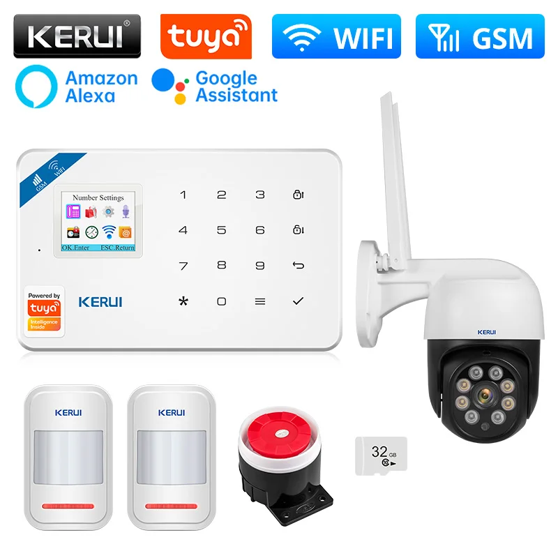 KERUI W181 WIFI GSM сигнализация беспроводная домашняя сигнализация умная жизнь Alexa датчик движения Детектор сирена Tuya IP камера
KERUI W181 WIFI GSM сигнализация беспроводная домашняя сигнализация умная жизнь Alexa датчик движения Детектор сирена Tuya IP камера