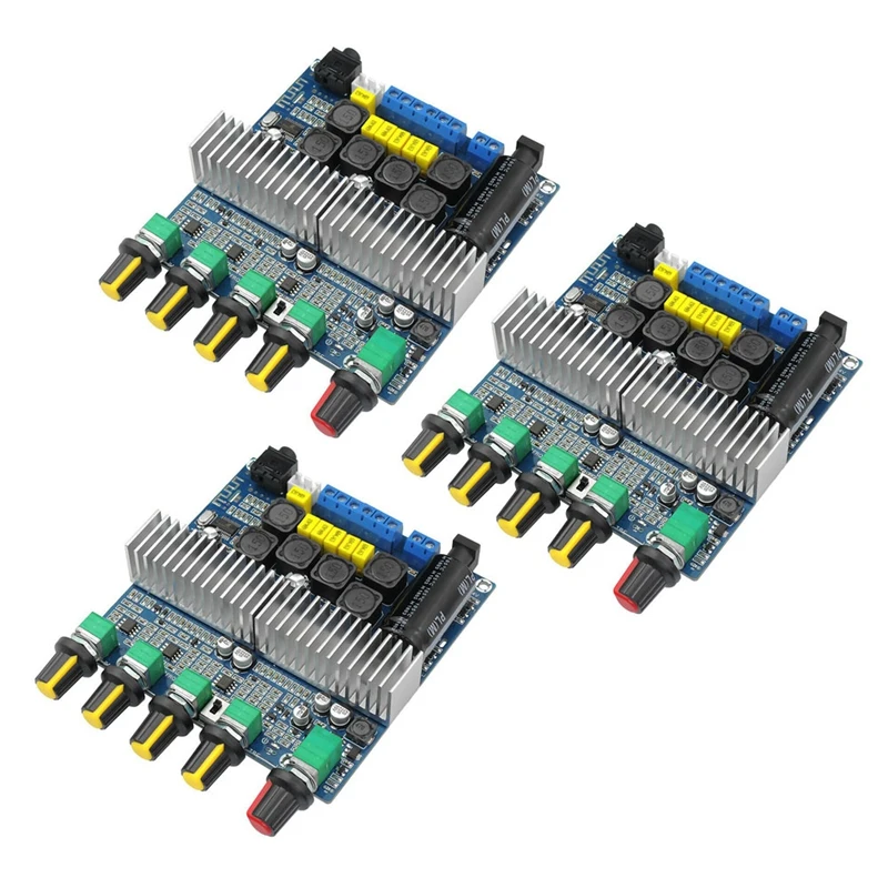 3X TPA3116D2 DC12V-24V Bluetooth 4,2 панель усилителя звука сабвуфера 2,1 каналов мощность 2X50 Вт + 100 Вт TPA3116 усилитель
3X TPA3116D2 DC12V-24V Bluetooth 4,2 панель усилителя звука сабвуфера 2,1 каналов мощность 2X50 Вт + 100 Вт TPA3116 усилитель