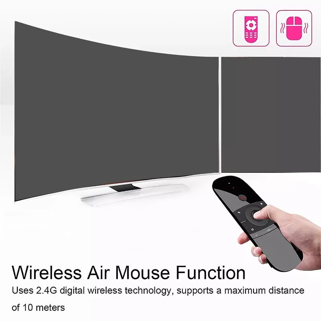 Rechargeable Mouse Remote Control ABS Double-Sided Lightweight Small Receiver Mini Keypad Home Laptop Smart TV Movie Theater
Rechargeable Mouse Remote Control ABS Double-Sided Lightweight Small Receiver Mini Keypad Home Laptop Smart TV Movie Theater
