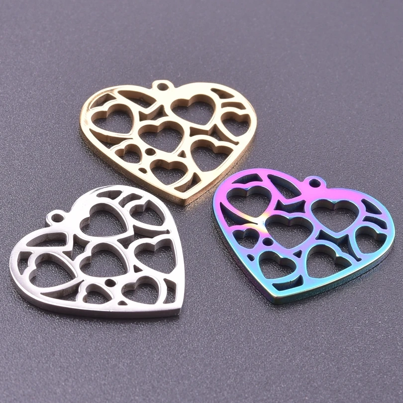 3pcs/Lot Hollow Hearts Bulk Charms For Jewelry Making Supplies Stainless Steel Pendant Charm Love Accessories Earring Materials
3pcs/Lot Hollow Hearts Bulk Charms For Jewelry Making Supplies Stainless Steel Pendant Charm Love Accessories Earring Materials