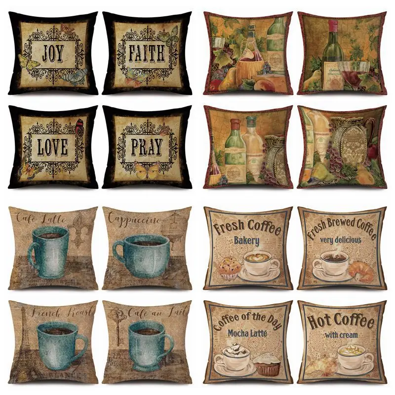 Vintage Coffee Vine Pillowscase for Pillows Morty Food Flower Linen Pillows Case for Living Room Interior for Home Decor 45x45
Vintage Coffee Vine Pillowscase for Pillows Morty Food Flower Linen Pillows Case for Living Room Interior for Home Decor 45x45