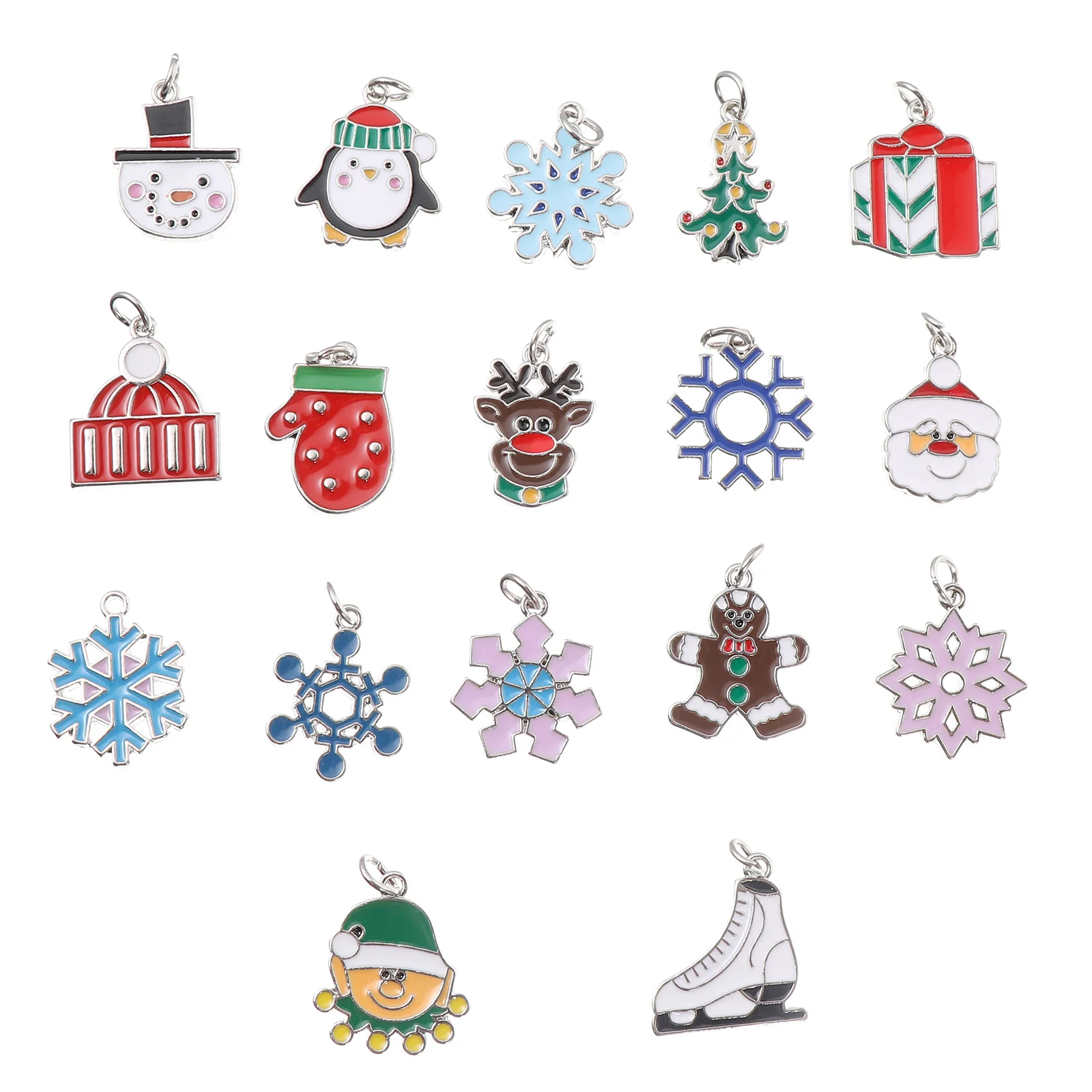 17 Pcs Dangle Charms Bracelets DIY Alloy Accessories Earring Parts Earrings Pendant Jewelry
17 Pcs Dangle Charms Bracelets DIY Alloy Accessories Earring Parts Earrings Pendant Jewelry