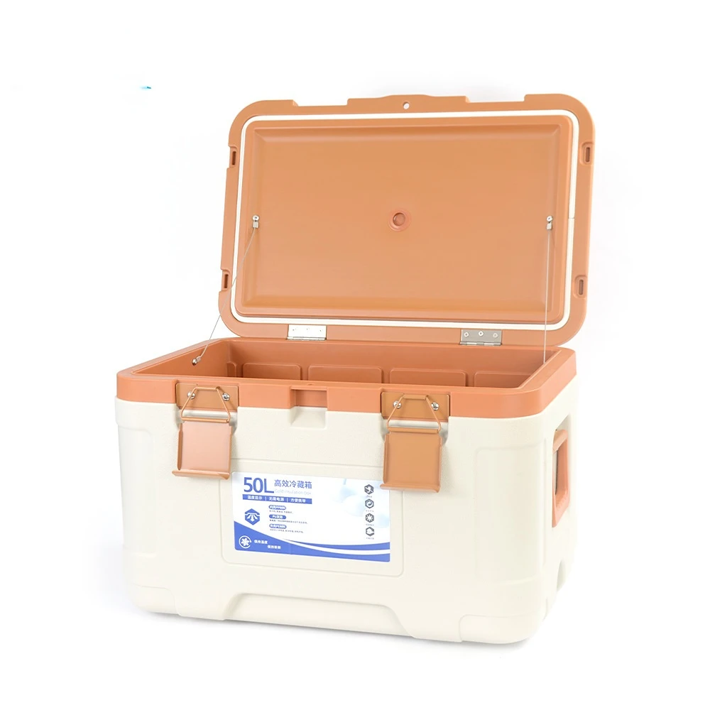 Outdoor Portable 50L Food Fresh Heat Insulation Hard Plastic Ice Beer Refrigerator Cooler Box
Outdoor Portable 50L Food Fresh Heat Insulation Hard Plastic Ice Beer Refrigerator Cooler Box
