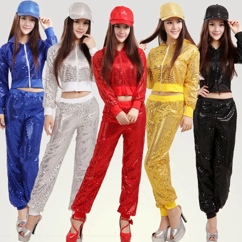 2022 Female adult jazz dance costume Modern dance hip hop sequins jacket dance costume women outfits
2022 Female adult jazz dance costume Modern dance hip hop sequins jacket dance costume women outfits