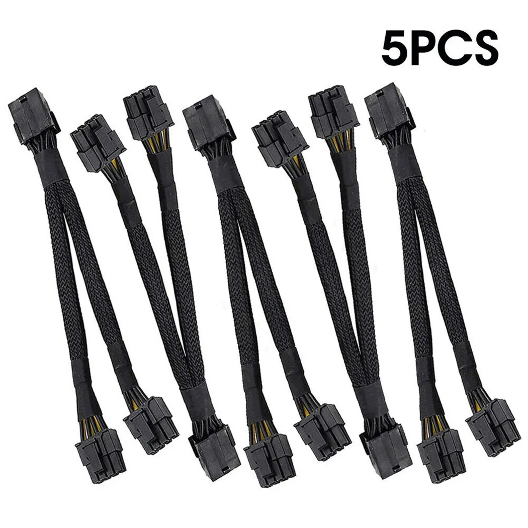 5pcs Splitter Adapter Cable Male Splitter 8-pin GPU To Double PCI-E 8-pin Adapter Black
5pcs Splitter Adapter Cable Male Splitter 8-pin GPU To Double PCI-E 8-pin Adapter Black