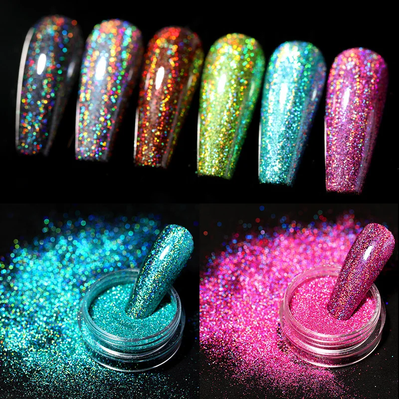 Holographic Rubbing Nail Powder Laser Silver Grey Dust Chrome Mirror Powder Pink Holo Pigment Glitter For Nails Art Accessories
Holographic Rubbing Nail Powder Laser Silver Grey Dust Chrome Mirror Powder Pink Holo Pigment Glitter For Nails Art Accessories
