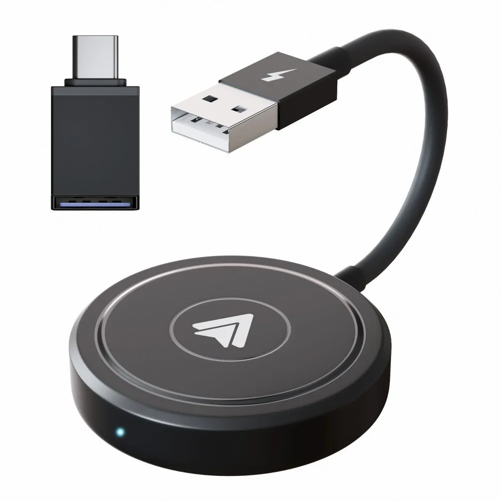 New Wireless Carplay Dongle Converter For Android or Apple Wireless Auto Car Adapter for Android Plug Play WiFi Online Update
New Wireless Carplay Dongle Converter For Android or Apple Wireless Auto Car Adapter for Android Plug Play WiFi Online Update
