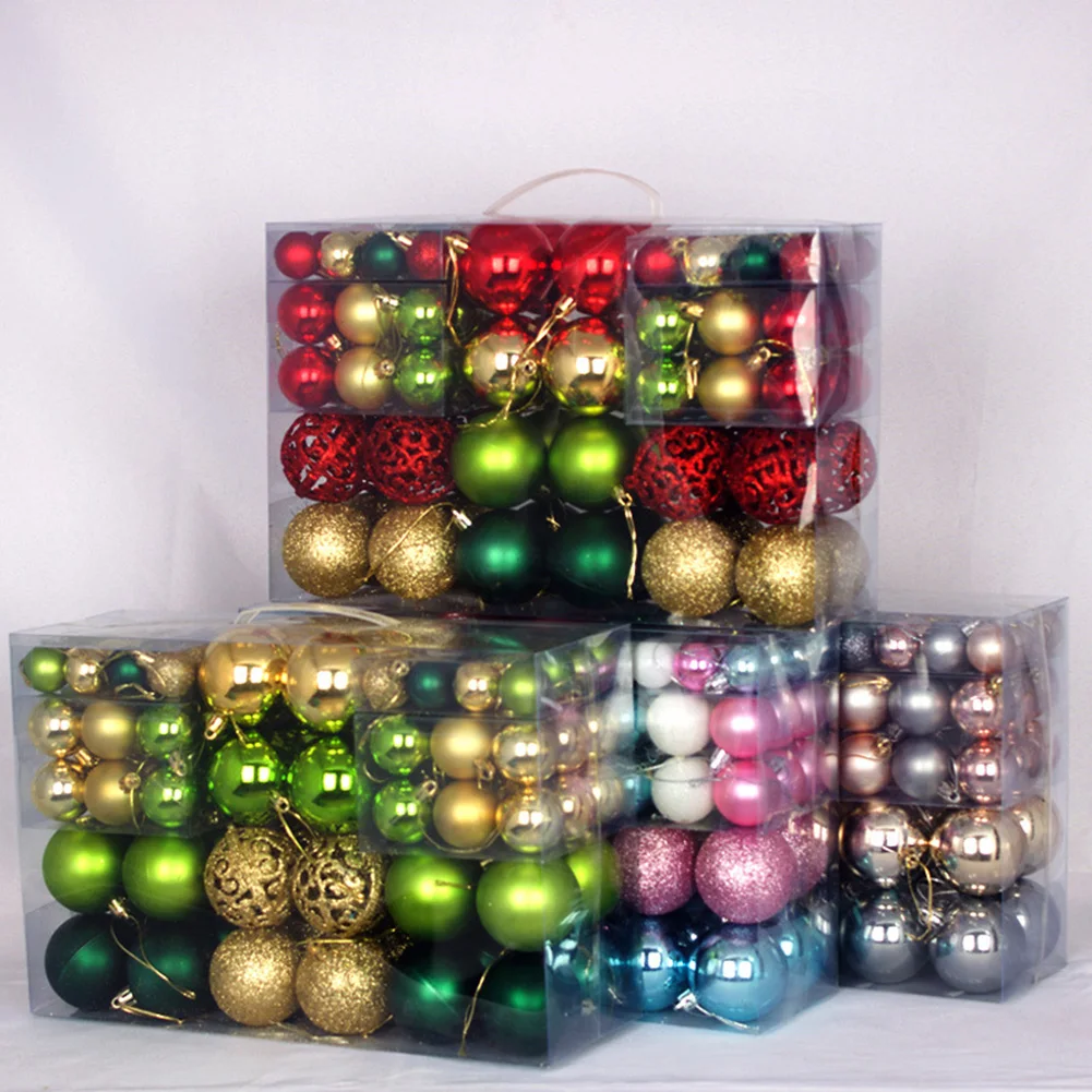 100PCS Christmas Ornaments Christmas Decor Christmas Ball Ornaments Tree Decorations Pendants For Christmas Tree Christmas Sale
100PCS Christmas Ornaments Christmas Decor Christmas Ball Ornaments Tree Decorations Pendants For Christmas Tree Christmas Sale