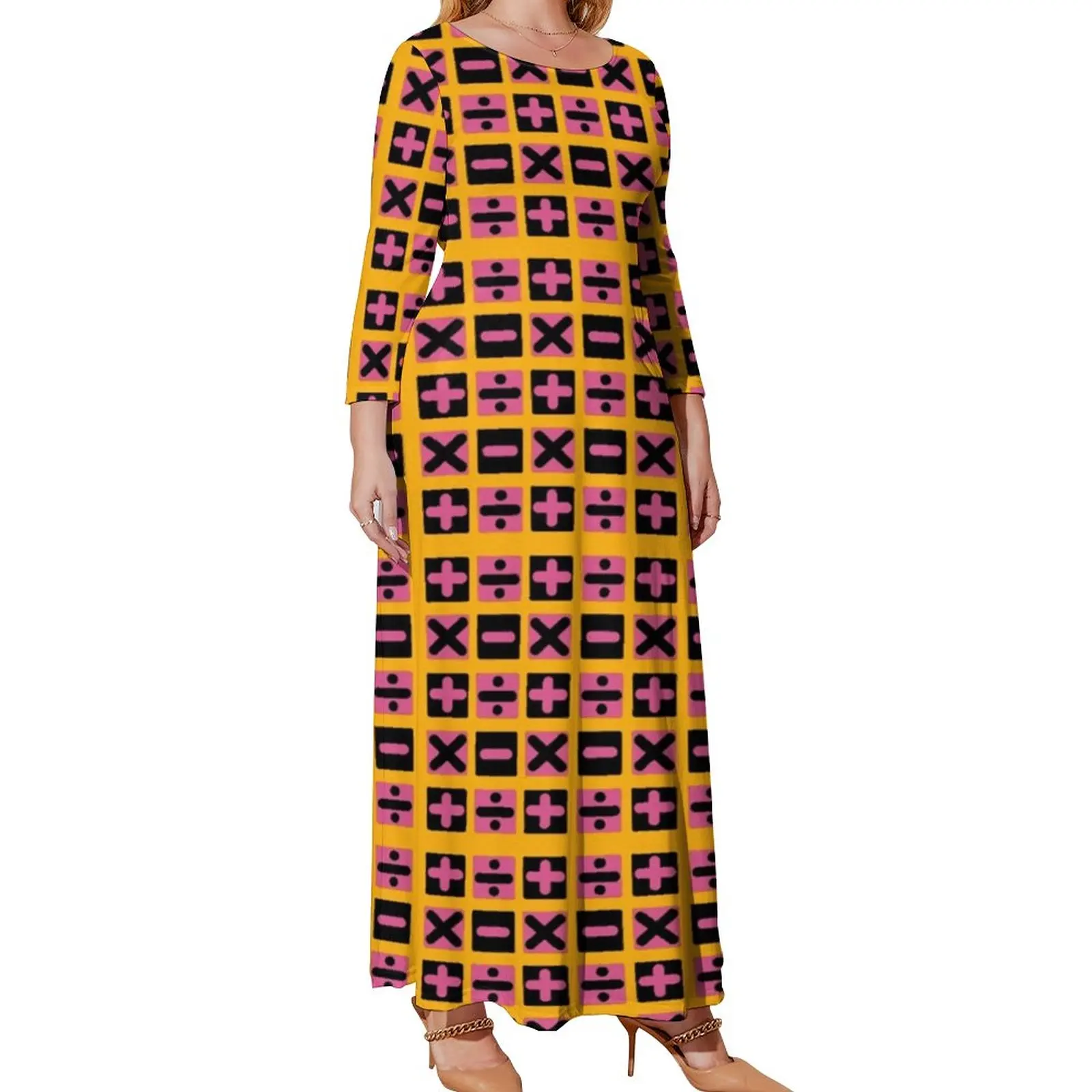 Jojo Print Dress Trish Una Inspired Streetwear Bohemia Dresses Women Long-Sleeve Trendy Maxi Dress Spring Plus Size Vestidos
Jojo Print Dress Trish Una Inspired Streetwear Bohemia Dresses Women Long-Sleeve Trendy Maxi Dress Spring Plus Size Vestidos