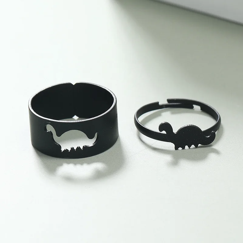 Nonoyes Creative Fashion Openwork Dinosaur Set Ring Personality Simple Man Woman Adjustable Ring Popularity Jewelry Gift Wholesa
Nonoyes Creative Fashion Openwork Dinosaur Set Ring Personality Simple Man Woman Adjustable Ring Popularity Jewelry Gift Wholesa