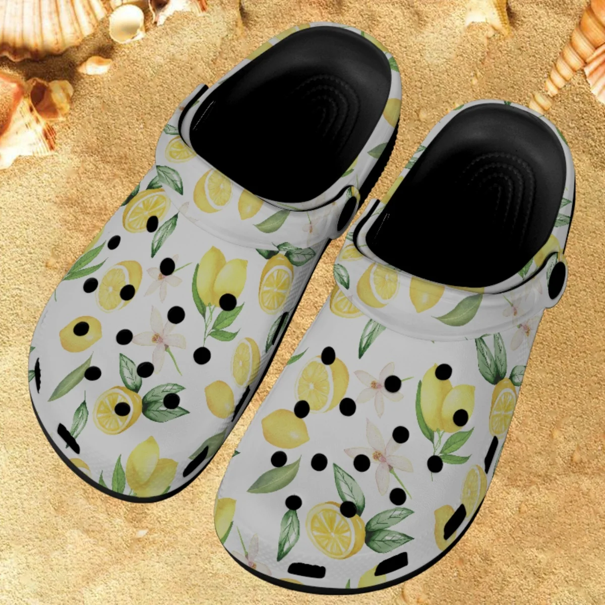 Шлепанцы женские легкие с фруктовым 3D-принтом, дышащие сандалии, удобная обувь для воды, клоги с дырками, лето 2023 
Шлепанцы женские легкие с фруктовым 3D-принтом, дышащие сандалии, удобная обувь для воды, клоги с дырками, лето 2023