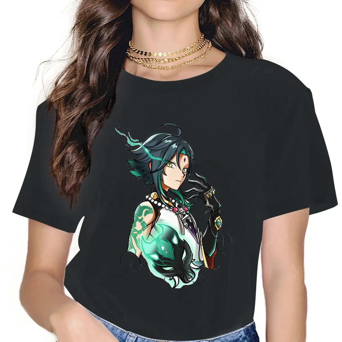 Xiao1 Women Tshirts Genshin Impact Game Gothic Vintage Female Clothing Large Cotton Graphic Tops
Xiao1 Women Tshirts Genshin Impact Game Gothic Vintage Female Clothing Large Cotton Graphic Tops