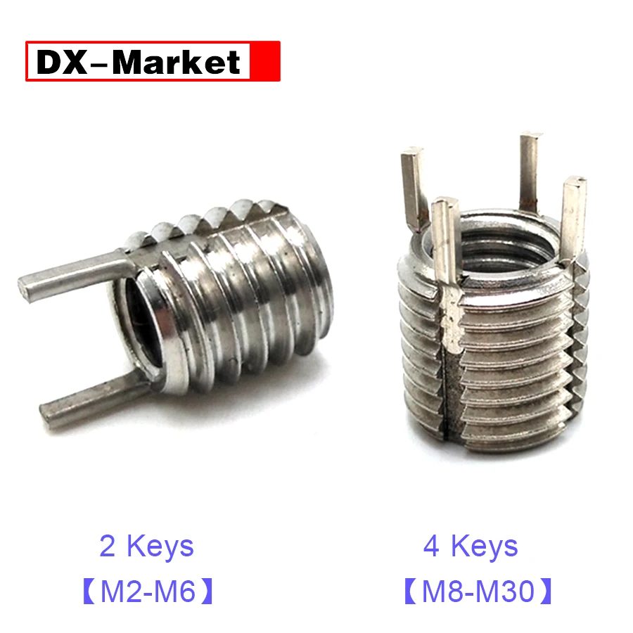 Резьбовая вставка DX-Market M2-M30
Резьбовая вставка DX-Market M2-M30