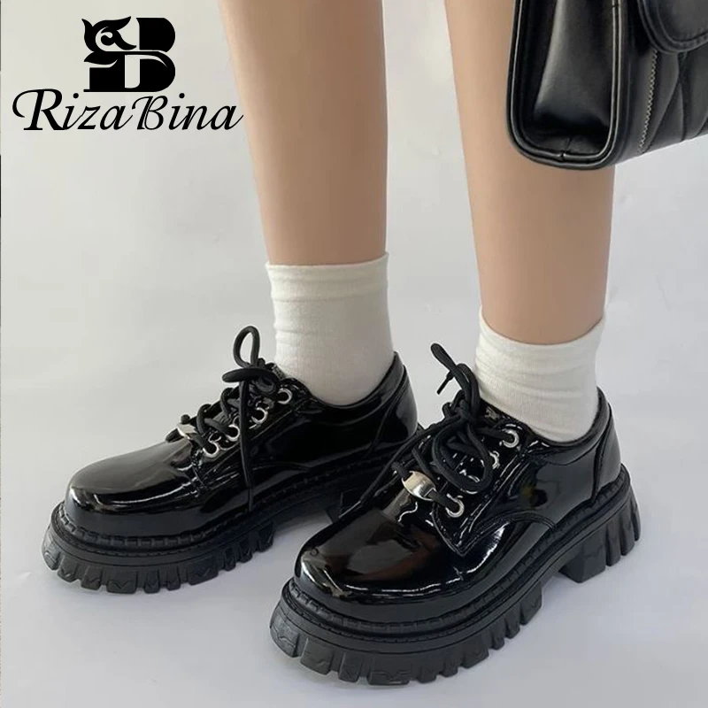 RIZABINA New Arrivals Ladies Pumps Thick Bottom Lace Up Fashion Spring Shoes For Women Daily Club Ins Footwear Size 35-39
RIZABINA New Arrivals Ladies Pumps Thick Bottom Lace Up Fashion Spring Shoes For Women Daily Club Ins Footwear Size 35-39