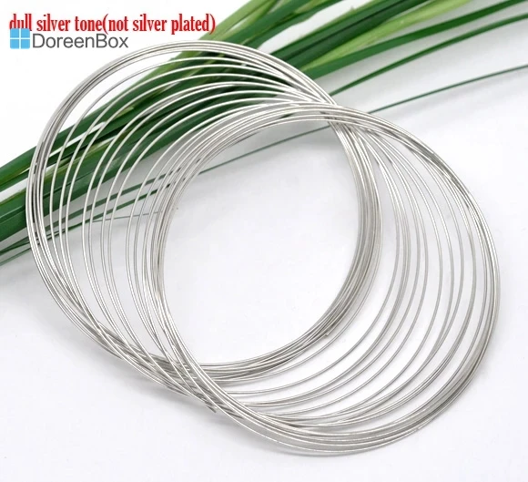 Doreen Box 200 Loops Memory Beading Wire for Bracelet 65mm Dia. (B11248)
Doreen Box 200 Loops Memory Beading Wire for Bracelet 65mm Dia. (B11248)
