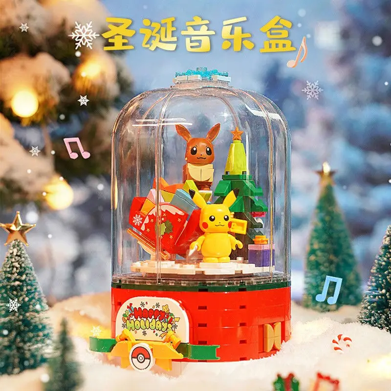 Покемон Пикачу Музыкальная шкатулка игрушки Kawaii креативные строительные блоки Новогодний подарок спиннинг Детский Рождественский подаро...
Покемон Пикачу Музыкальная шкатулка игрушки Kawaii креативные строительные блоки Новогодний подарок спиннинг Детский Рождественский подаро...