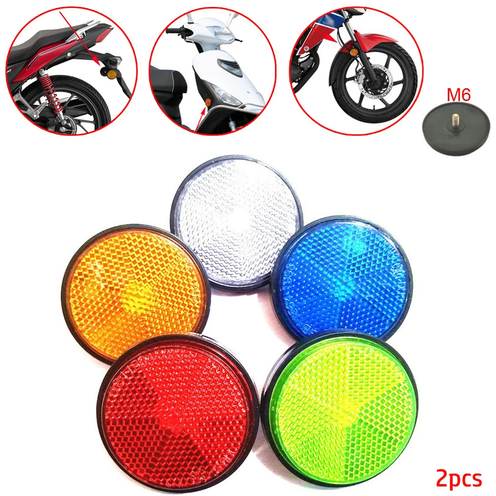2Pcs Universal Circular Reflector Car Motorcycle Bike Trailer Truck Safety Reflector Refraction Light Motorcycles Accessories
2Pcs Universal Circular Reflector Car Motorcycle Bike Trailer Truck Safety Reflector Refraction Light Motorcycles Accessories
