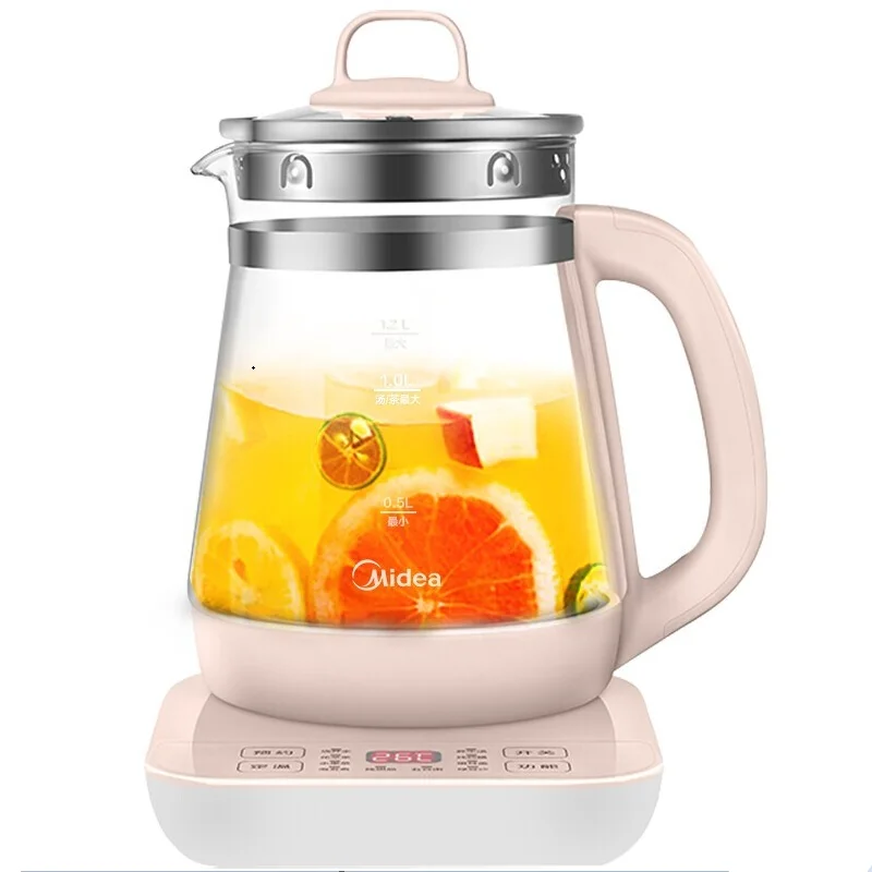 Электрический чайник Midea, многофункциональный стеклянный чайник, одна машина
Электрический чайник Midea, многофункциональный стеклянный чайник, одна машина