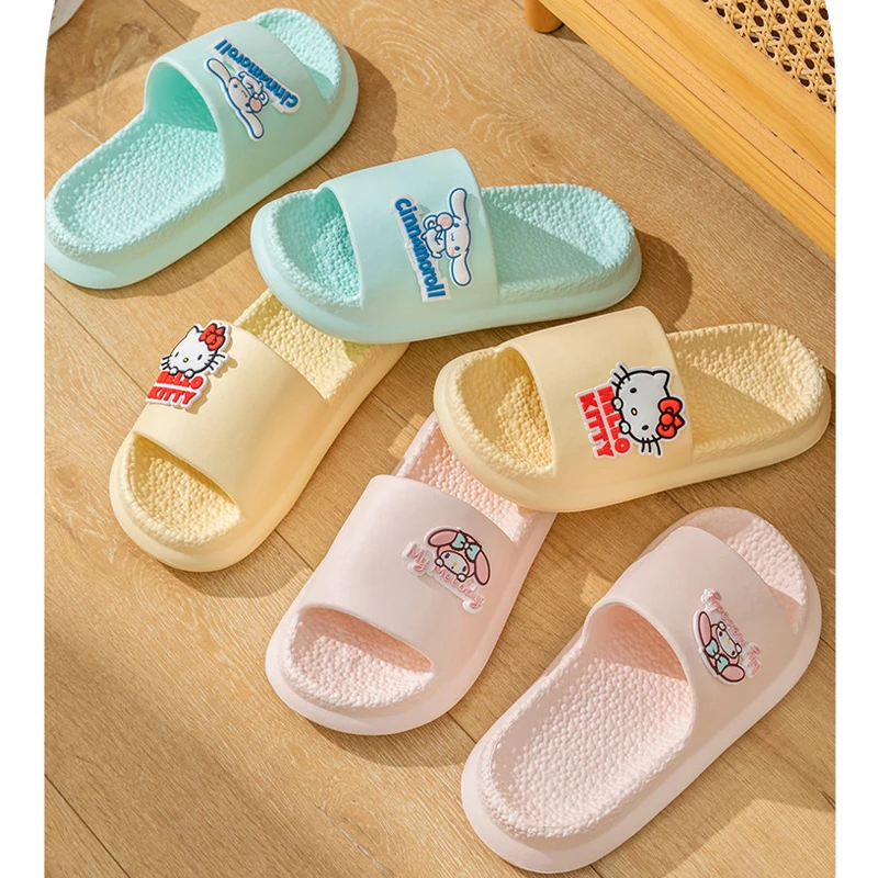 Kawaii Cartoon Sanrioed Candy Color Sandals and Slippers My Melody Hello Kittys Cinnamoroll Cute Bathroom Non-Slip Slippers
Kawaii Cartoon Sanrioed Candy Color Sandals and Slippers My Melody Hello Kittys Cinnamoroll Cute Bathroom Non-Slip Slippers