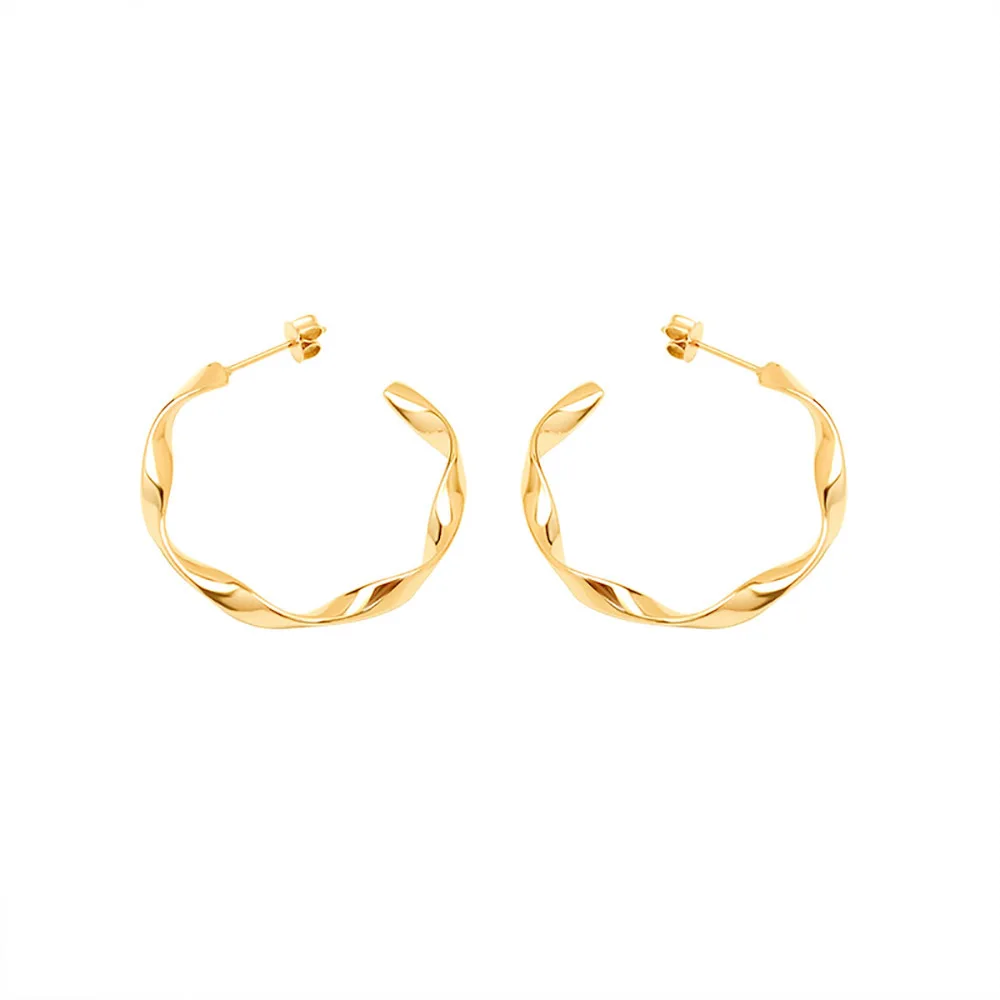 Wholesale Brass Gold Plated Twist C Shaped Earrings Post Hooks Components For Diy Earrings Jewelry Making
Wholesale Brass Gold Plated Twist C Shaped Earrings Post Hooks Components For Diy Earrings Jewelry Making