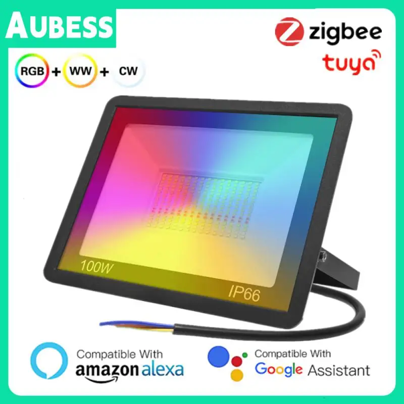 Zigbee Tuya Smart Light RGBCW Dimmable Flood Light Outdoor Waterproof Garden Street Floodlight Lighting For Alexa Google Home
Zigbee Tuya Smart Light RGBCW Dimmable Flood Light Outdoor Waterproof Garden Street Floodlight Lighting For Alexa Google Home