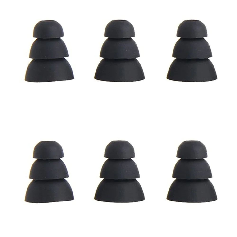 New 6PCS Eartips Earplug Three Layer Silicone In-Ear Earphone Covers Cap Replacement Earbud Bud Tips Earbuds Ear Pads Cushion
New 6PCS Eartips Earplug Three Layer Silicone In-Ear Earphone Covers Cap Replacement Earbud Bud Tips Earbuds Ear Pads Cushion