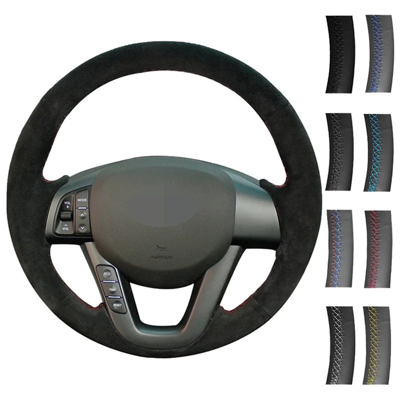 DIY Car Accessories Steering Wheel Cover Hand-stitched For Kia K5 Optima 2011 2012 2013 Original Steering Wheel Braid Customized
DIY Car Accessories Steering Wheel Cover Hand-stitched For Kia K5 Optima 2011 2012 2013 Original Steering Wheel Braid Customized