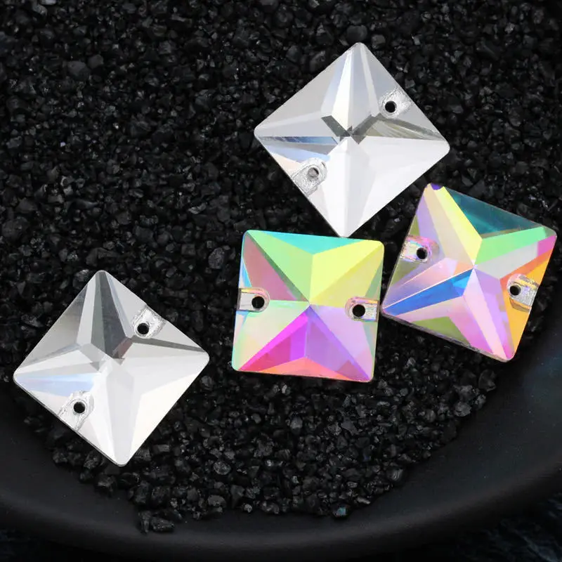 Popular AB Square Sew on Rhinestones Glass Crystal 10,12,14,16 Flatback sew-on stone Beads Dress Craft Supplies
Popular AB Square Sew on Rhinestones Glass Crystal 10,12,14,16 Flatback sew-on stone Beads Dress Craft Supplies