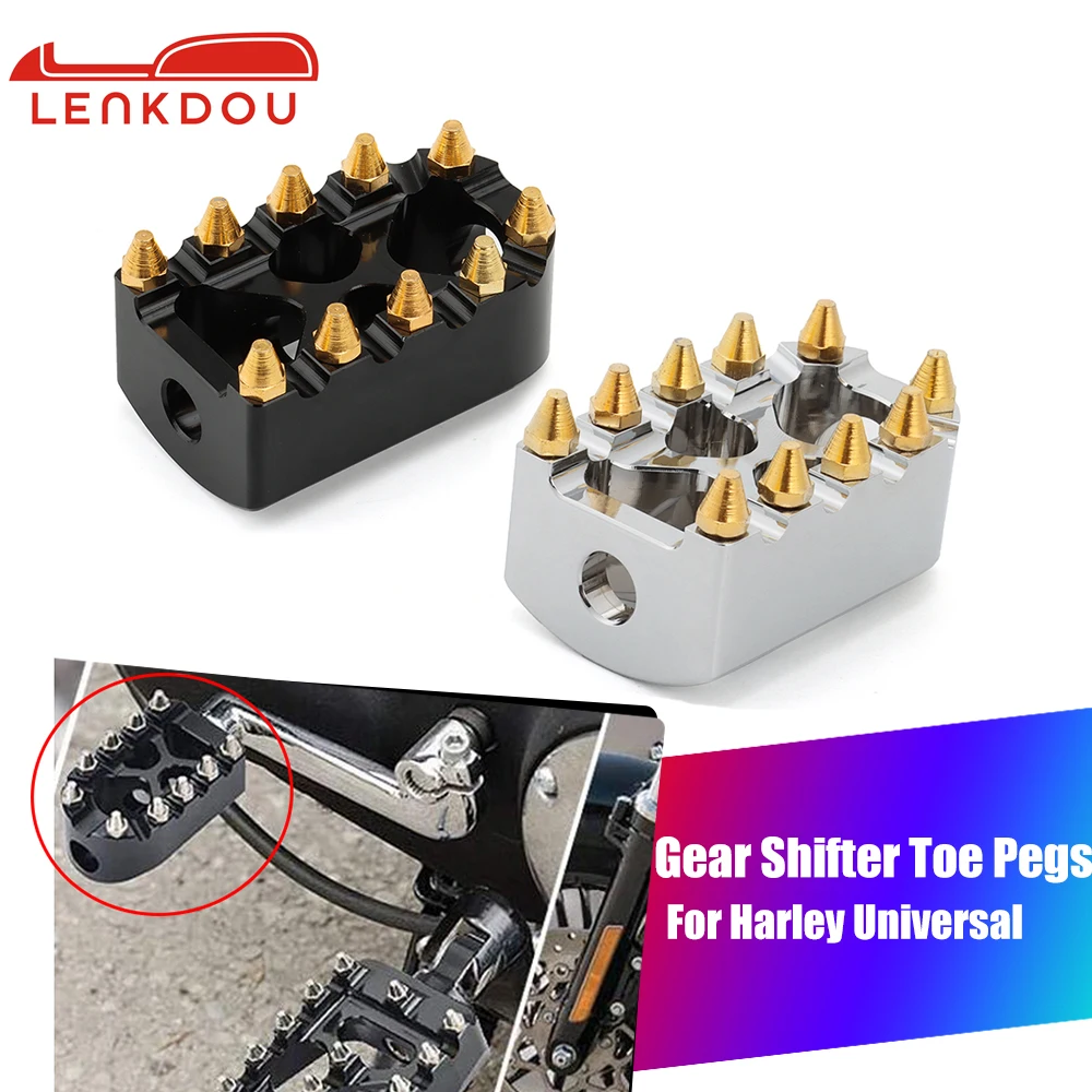 MX Style Gear Shifter Toe Pegs For Harley Touring Road Glide Sportster 883 Softail Dyna Motorcycle Accessories Footpegs Pedal
MX Style Gear Shifter Toe Pegs For Harley Touring Road Glide Sportster 883 Softail Dyna Motorcycle Accessories Footpegs Pedal