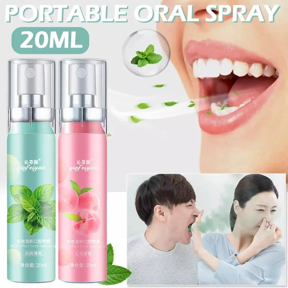 Breath Freshener Spray Honey Peach Mint Flavor Artifact Female Male Portable Breath Kissing Mouth And Spray Cleaning Spray 20mL
Breath Freshener Spray Honey Peach Mint Flavor Artifact Female Male Portable Breath Kissing Mouth And Spray Cleaning Spray 20mL