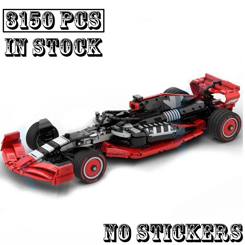 

New MOC-160011 F1 Team 2023 Concept 1:8 scale Formula 1 Race Car Model Buiding Kit Creators Block Bricks Kids Toy Birthday Gifts