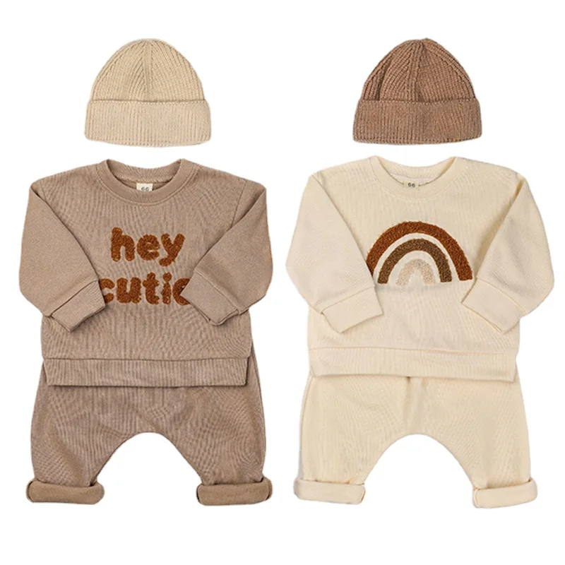 Осенний комплект одежды для малышей, весенний Повседневный Топ для маленьких мальчиков и девочек + свободные брюки, комплект одежды из 2 пре... 
Осенний комплект одежды для малышей, весенний Повседневный Топ для маленьких мальчиков и девочек + свободные брюки, комплект одежды из 2 пре...